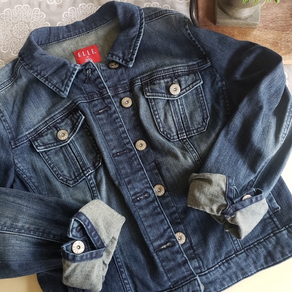 Elle Jackets & Blazers - EUC  ELLE Jean Jacket